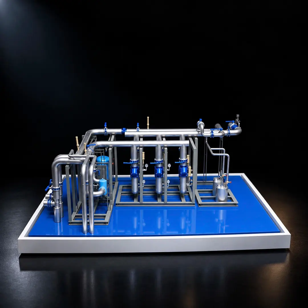 Pump Skid Piping Model